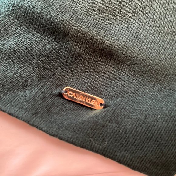 Calvin Klein Green Cowl Neck Sweater Tunic - Picture 3 of 6